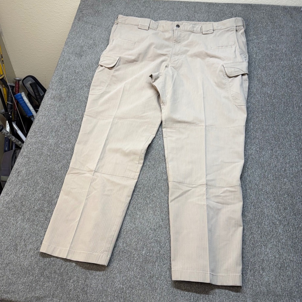 5.11 Tactical Mens Ripstop Cargo Pants Khaki Tan Size 48 Outdoor Workwear